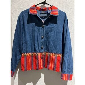 Women's small Willow Ridge button up denim shirt western wear